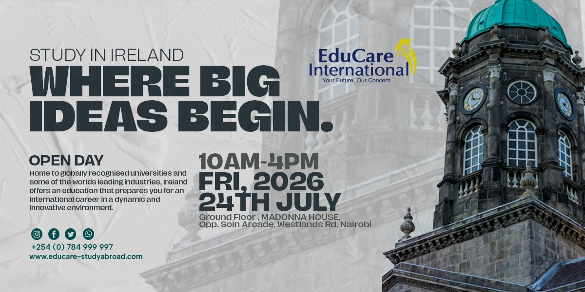 Study in Ireland Open Day - Westlands, Nairobi