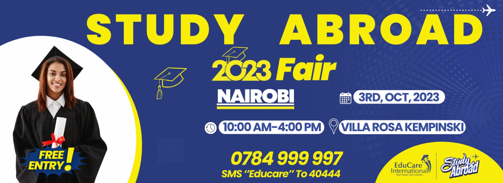 EXPLORE YOUR ACADEMIC FUTURE AT THE EDUCARE INTERNATIONAL EDUCATIONAL FAIR IN NAIROBI!